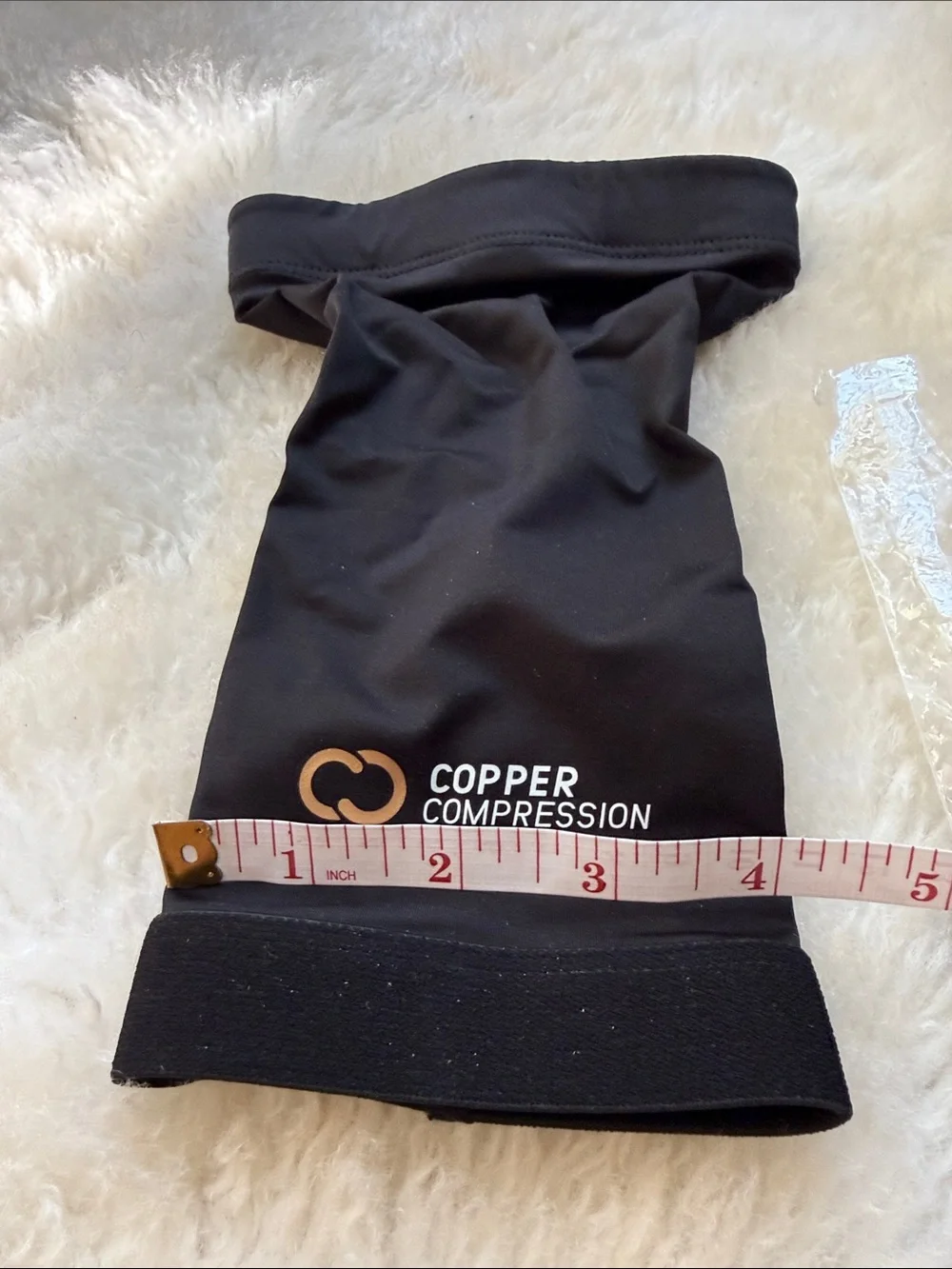 Compression Knee Sleeve - Copper Compression Black - Supportive Fit